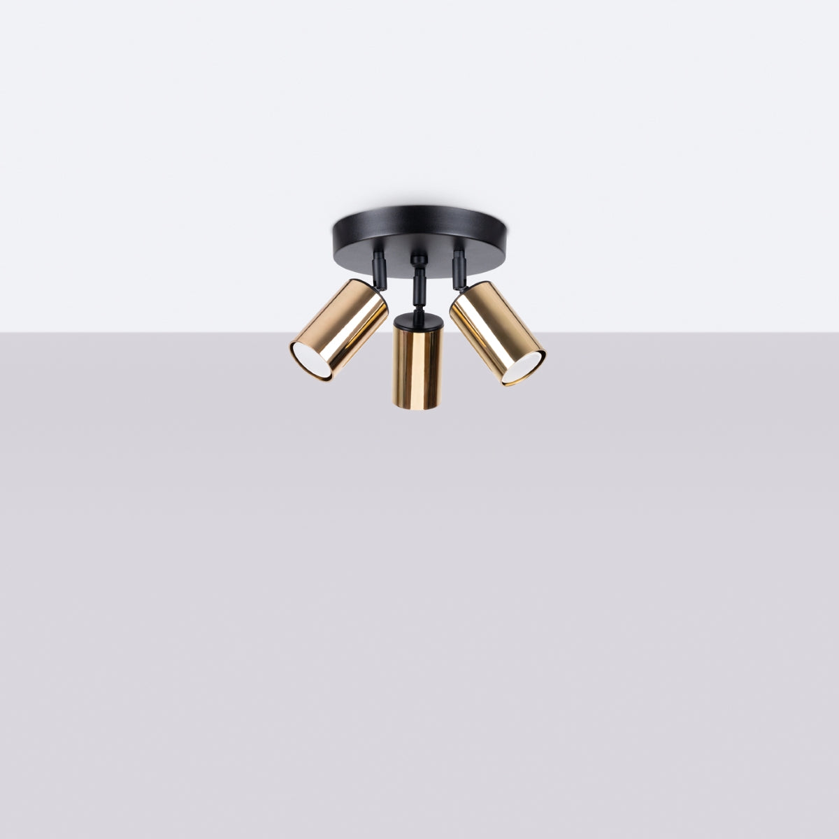 Ceiling lamp WINX 3P black/gold