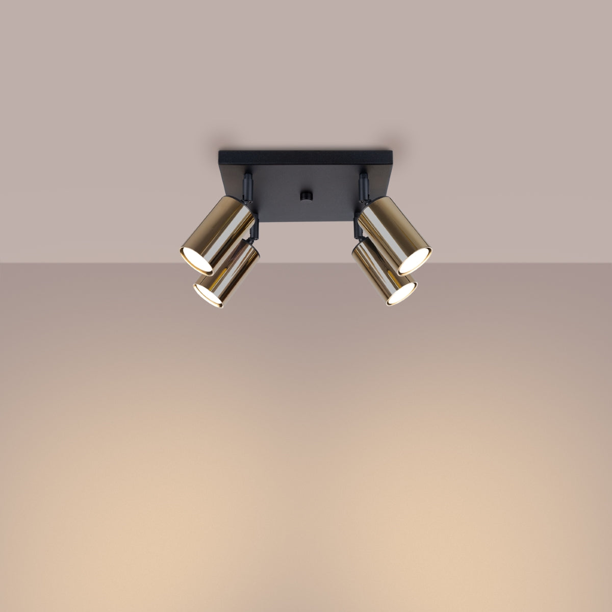 Ceiling lamp WINX 4 black/gold