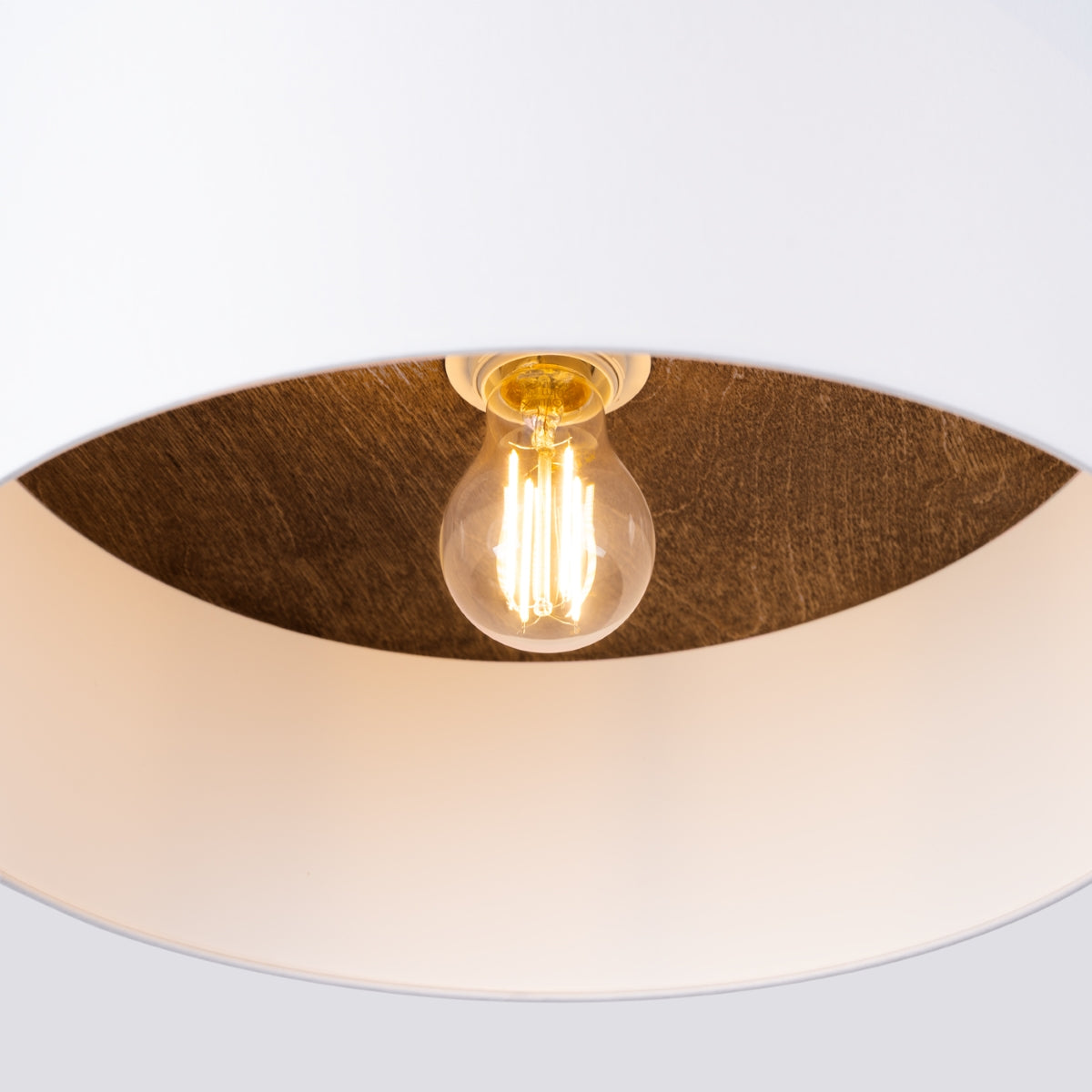 Ceiling lamp TELESTO white/dark brown