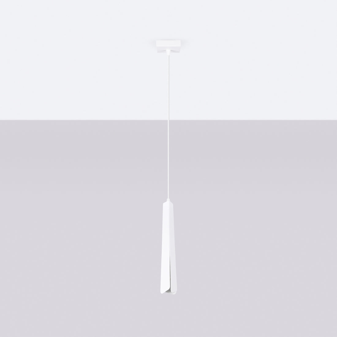 Pendant lamp PRYSM 1 white