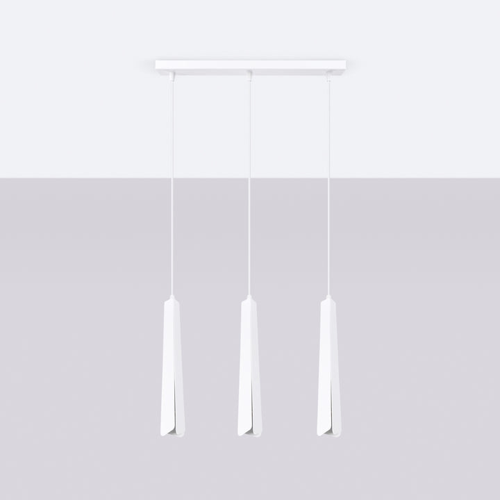 Pendant lamp PRYSM 3L white