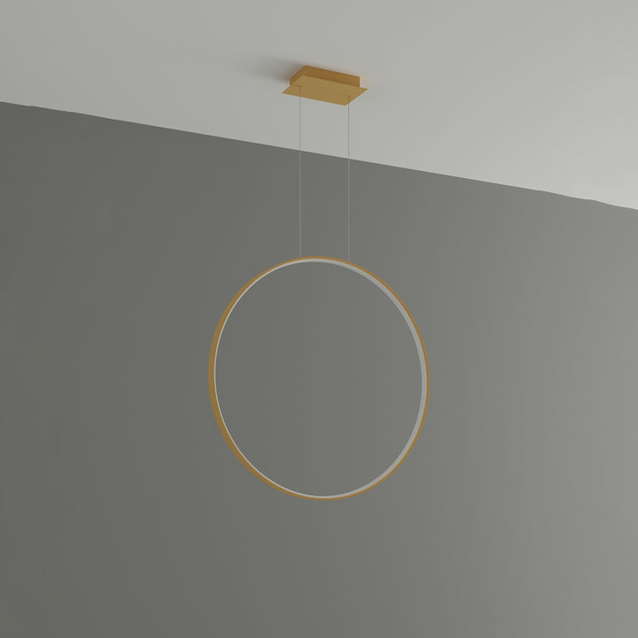 Pendant lamp RIO 78 golden 4000K