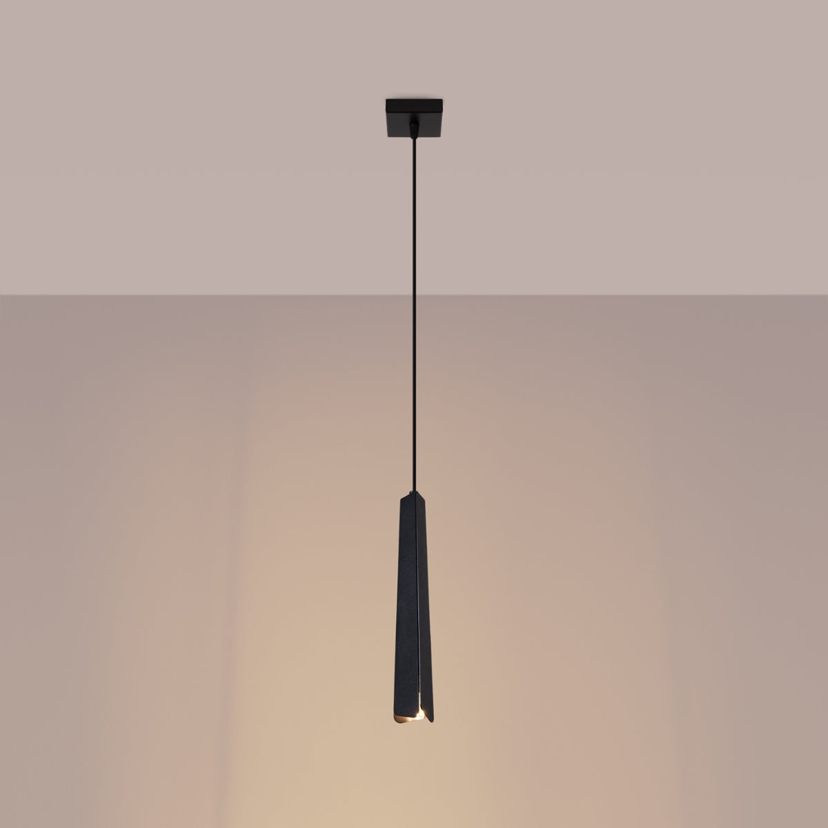 Pendant lamp PRYSM 1 black