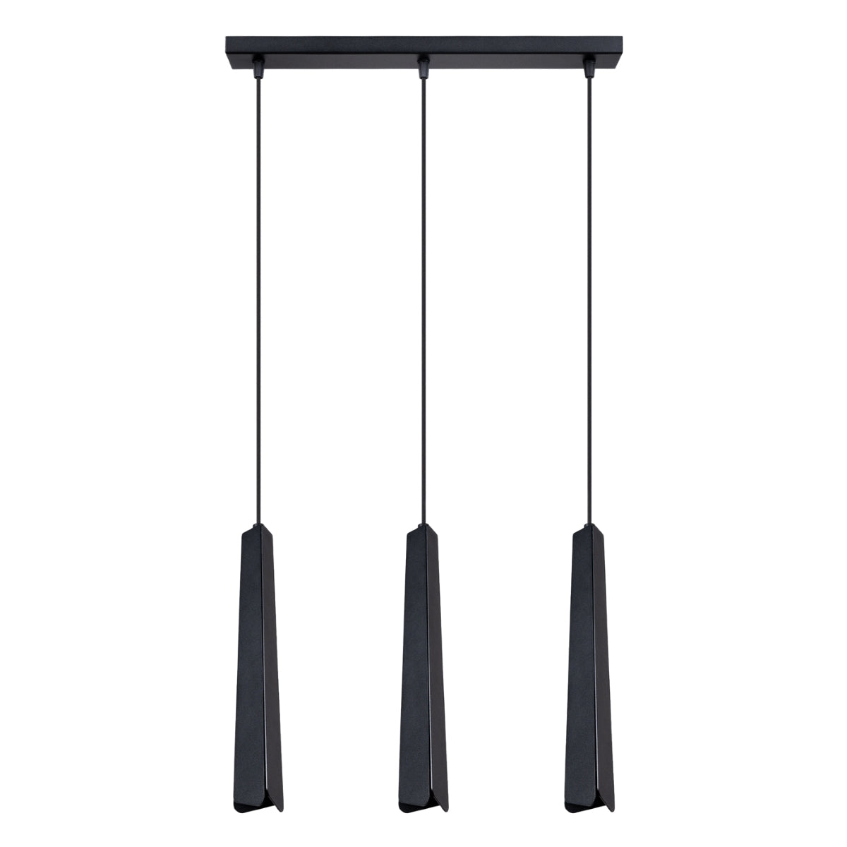 Pendant lamp PRYSM 3L black