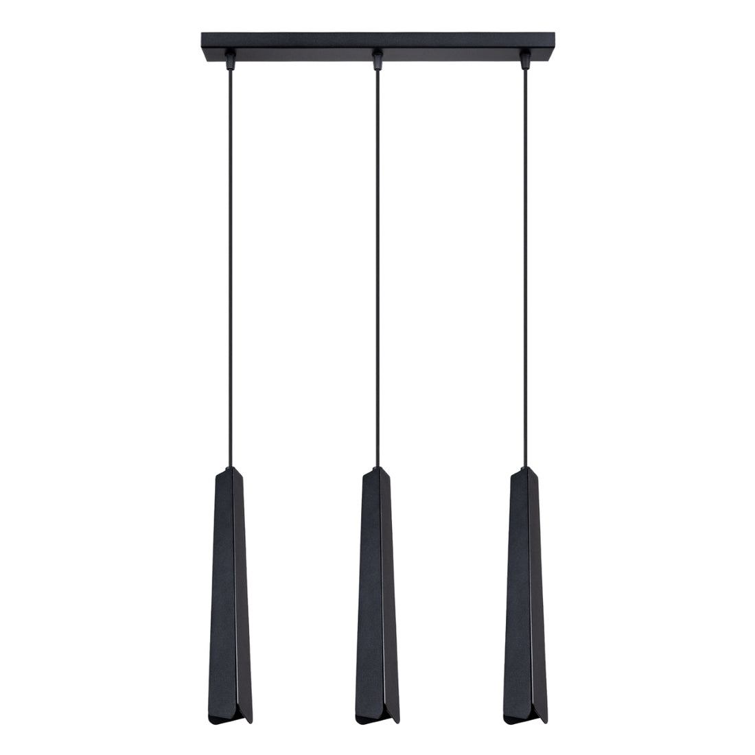 Pendant lamp PRYSM 3L black