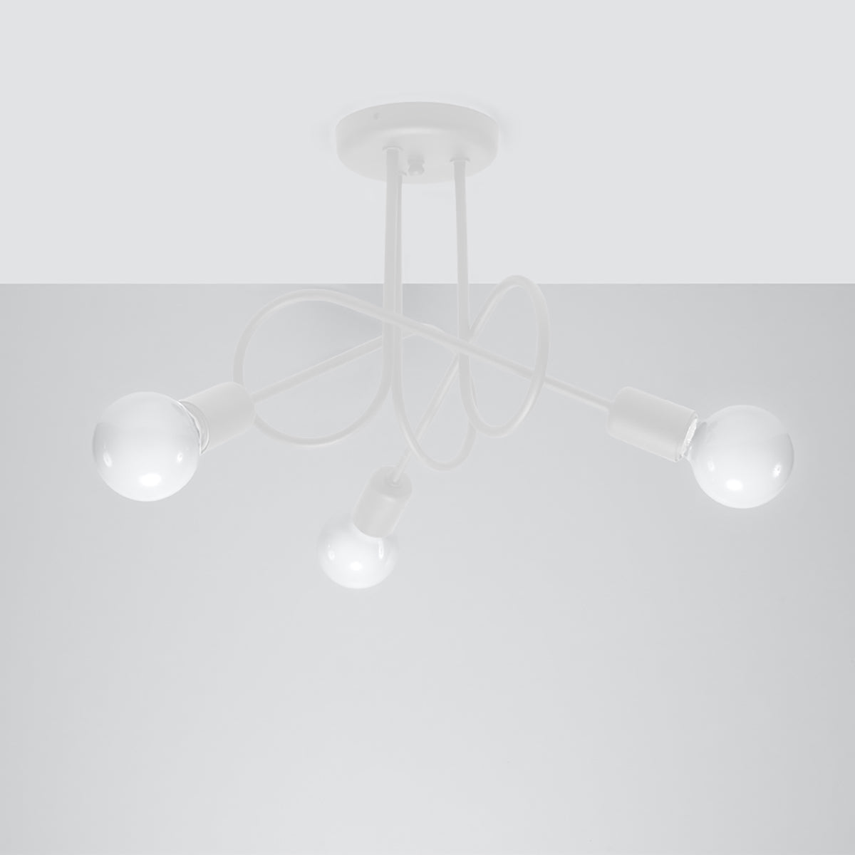Chandelier LOOP 3 white