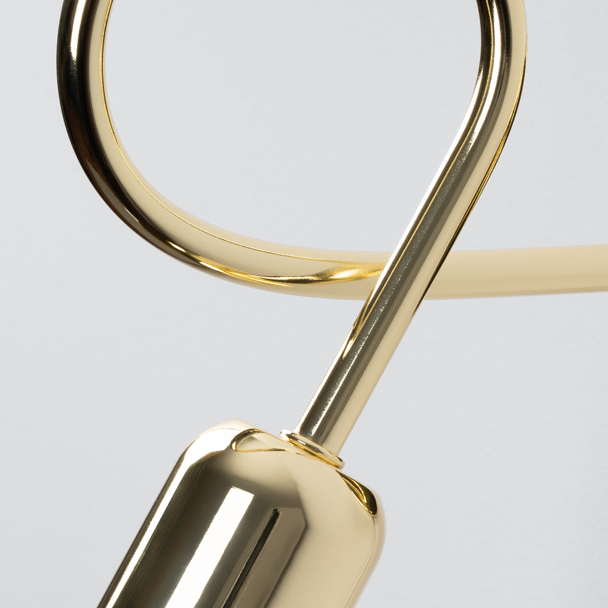 Wall lamp LOOP glossy gold