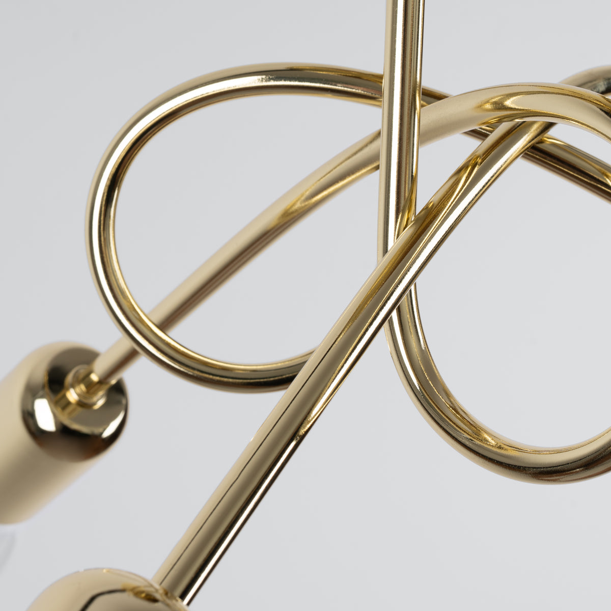 Chandelier LOOP 3 glossy gold