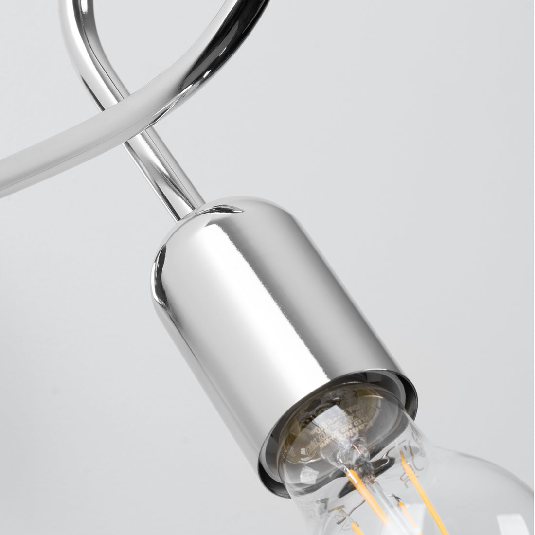 Wandleuchte LOOP Chrom