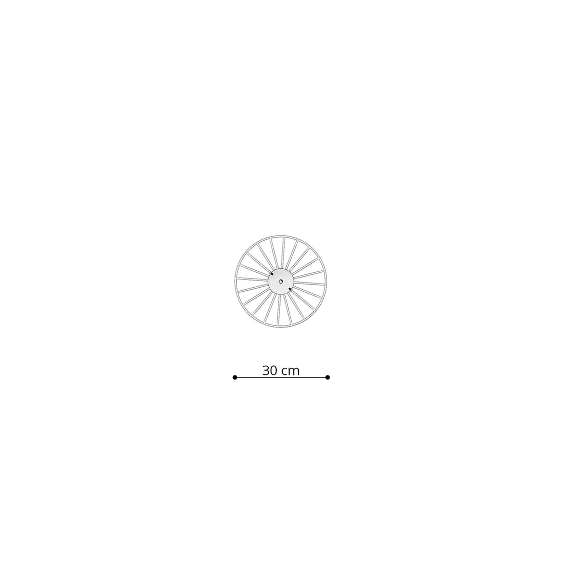 Pendant lamp SIRKEL 30 black