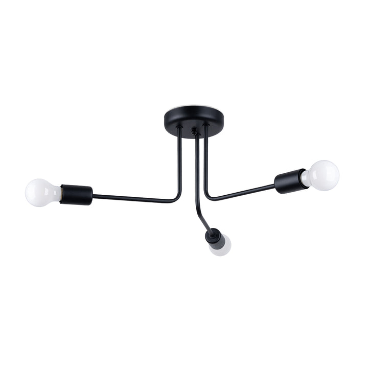 Kronleuchter NORAH 3 schwarz