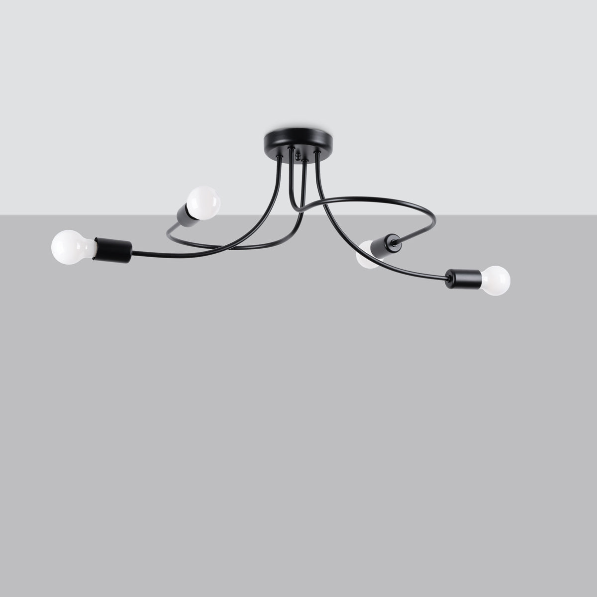 Chandelier LEVAR 4 black