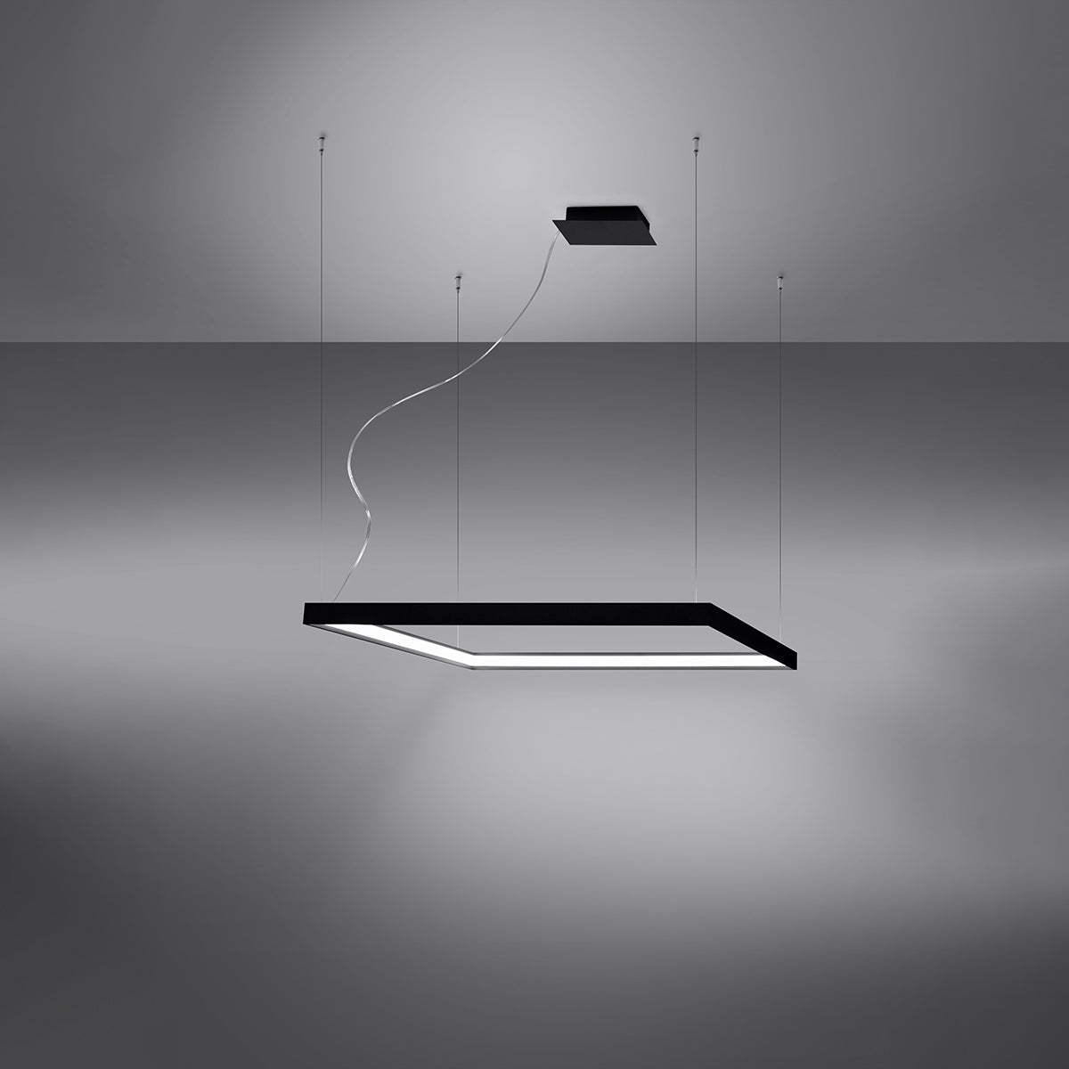 Chandelier NELYA M black 4000K