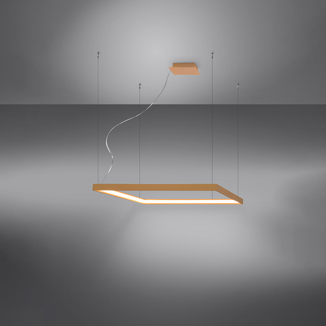 Kronleuchter NELYA M golden 4000K