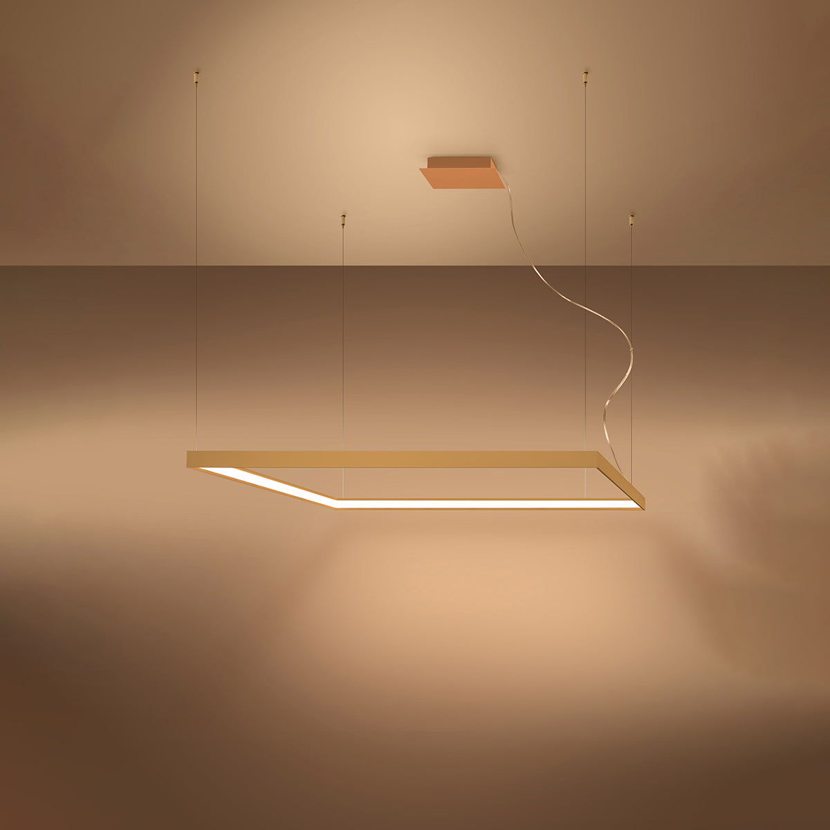 Chandelier NELYA L golden 3000K