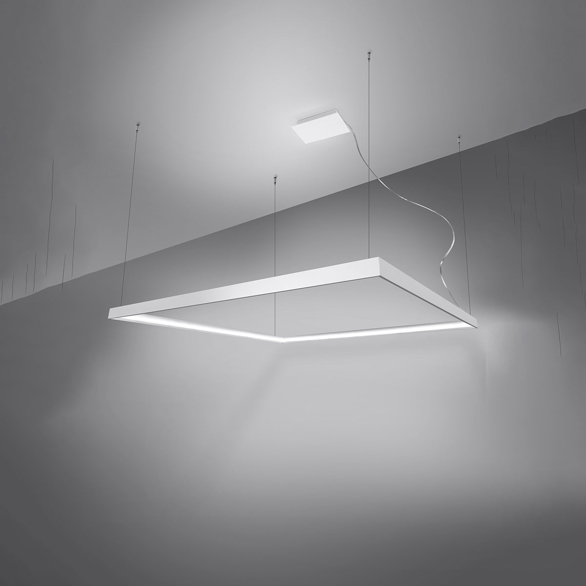 Chandelier NELYA L white 4000K