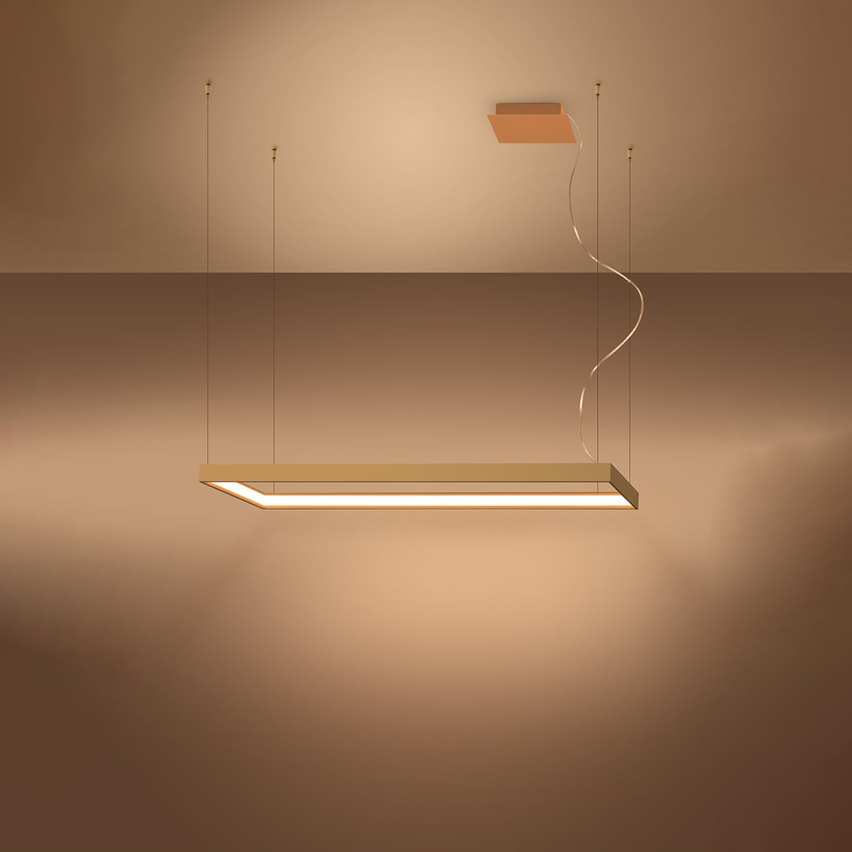 Chandelier TUULA M golden 3000K