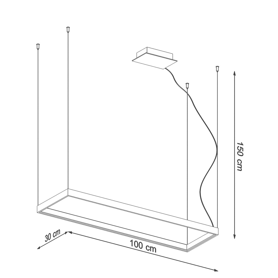 Kronleuchter TUULA M golden 4000K