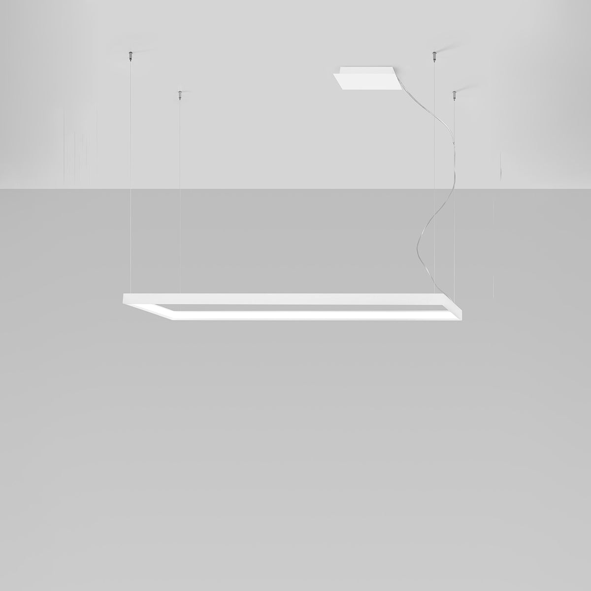 Chandelier TUULA L white 3000K