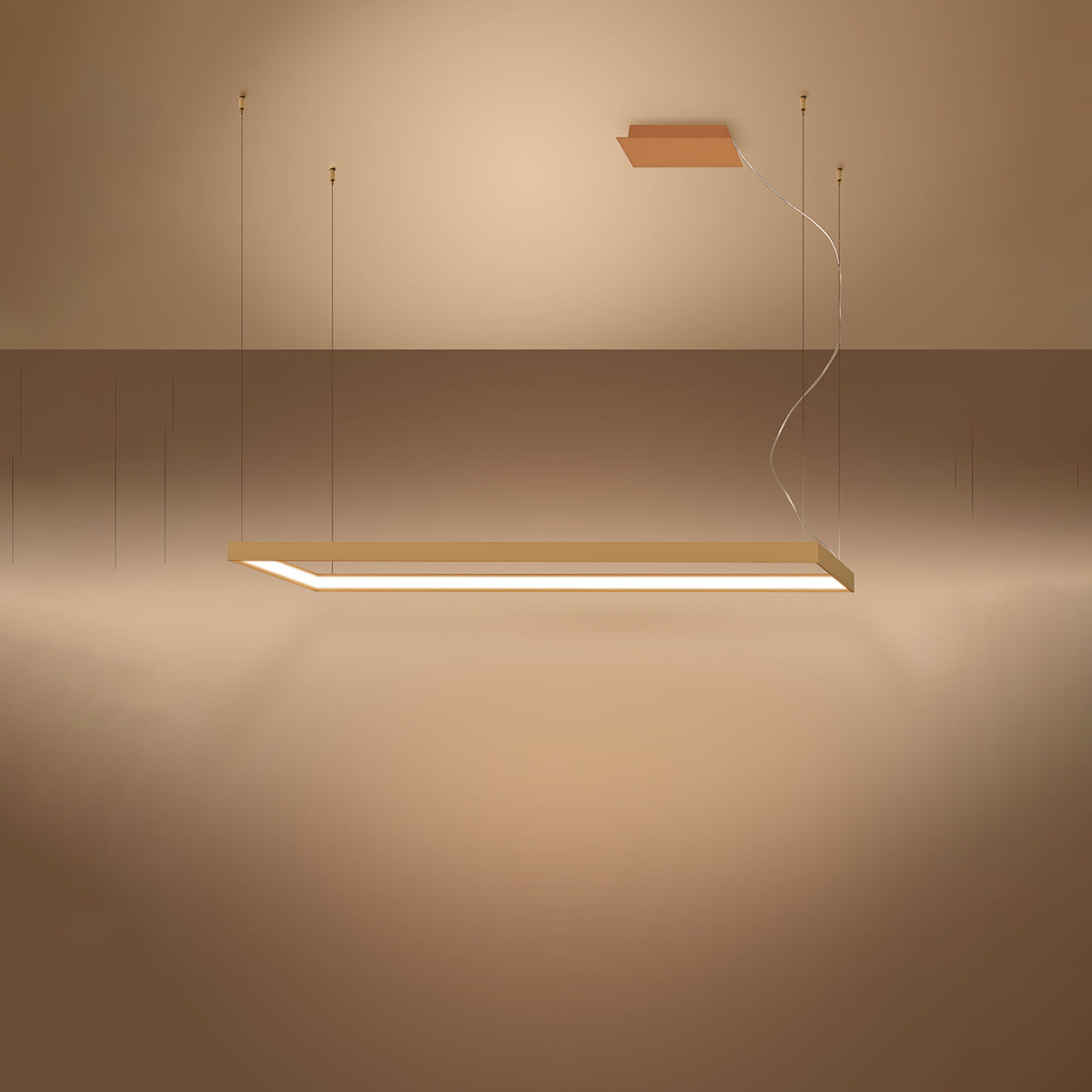 Chandelier TUULA L golden 3000K