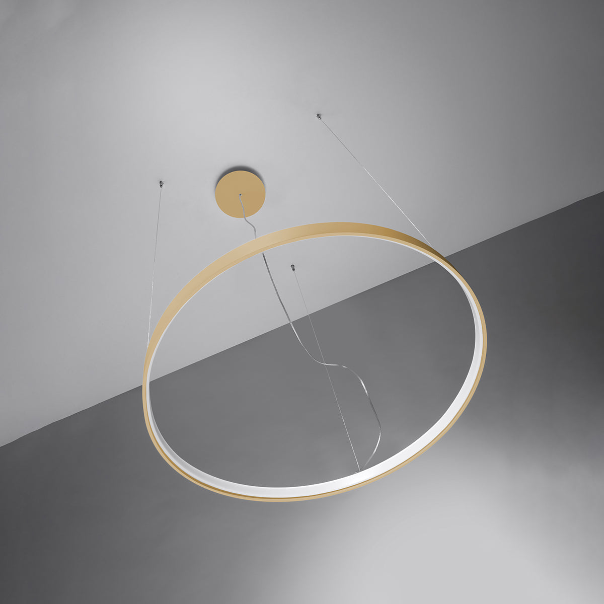 Chandelier RIO 78 golden LED 3000K