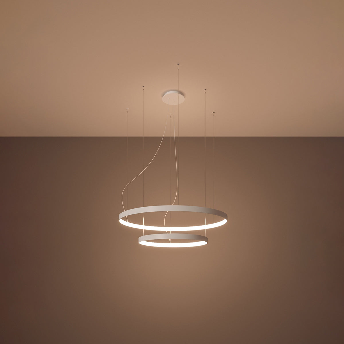 Chandelier RIO 2 55/78 white LED 3000K