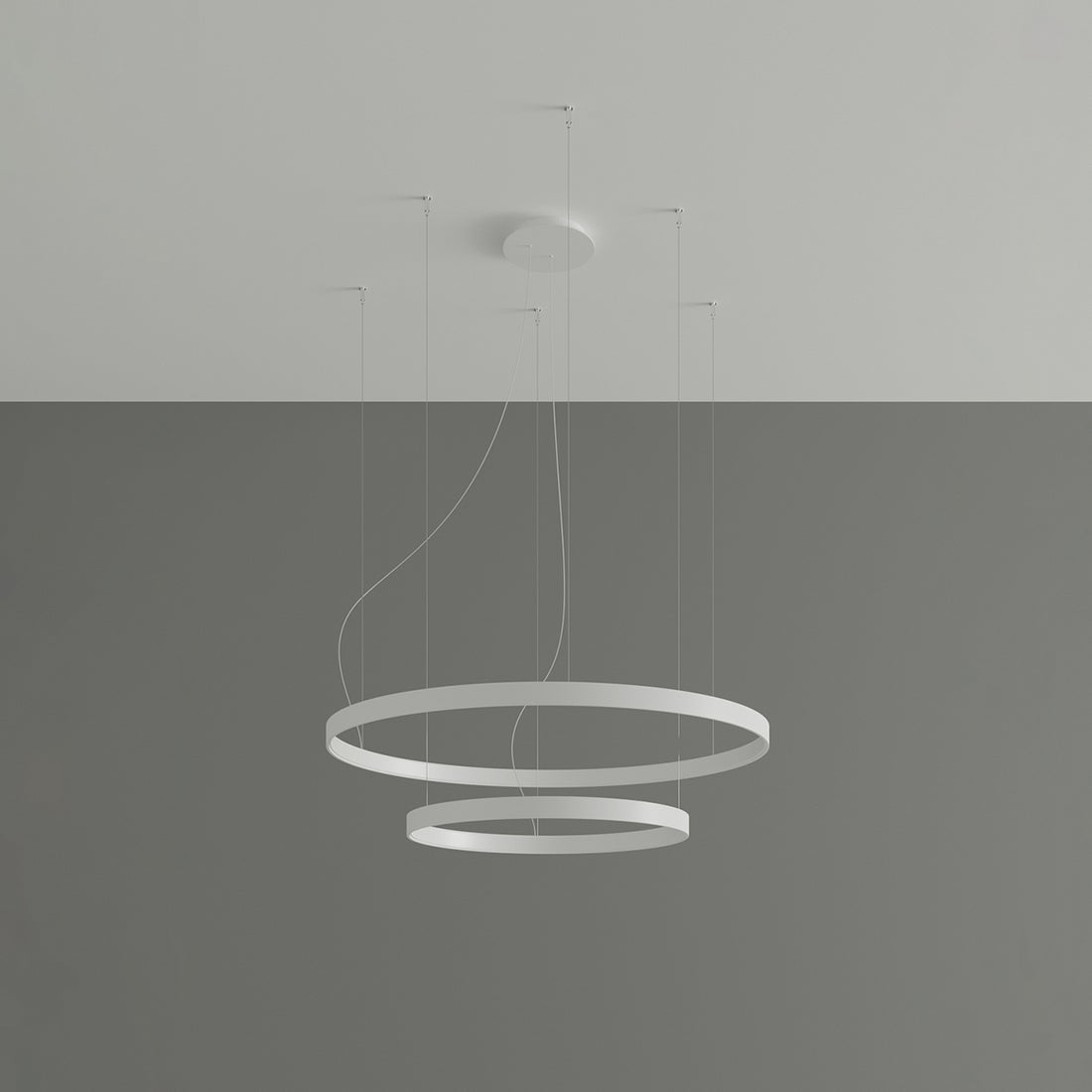 Żyrandol RIO 2 55/78 biały LED 4000K