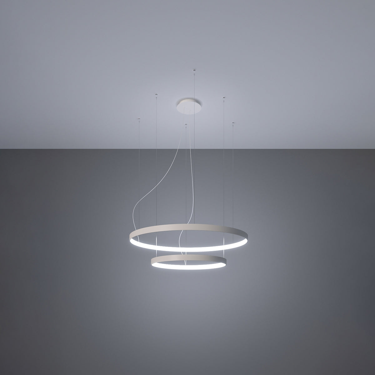 Chandelier RIO 2 55/78 white LED 4000K