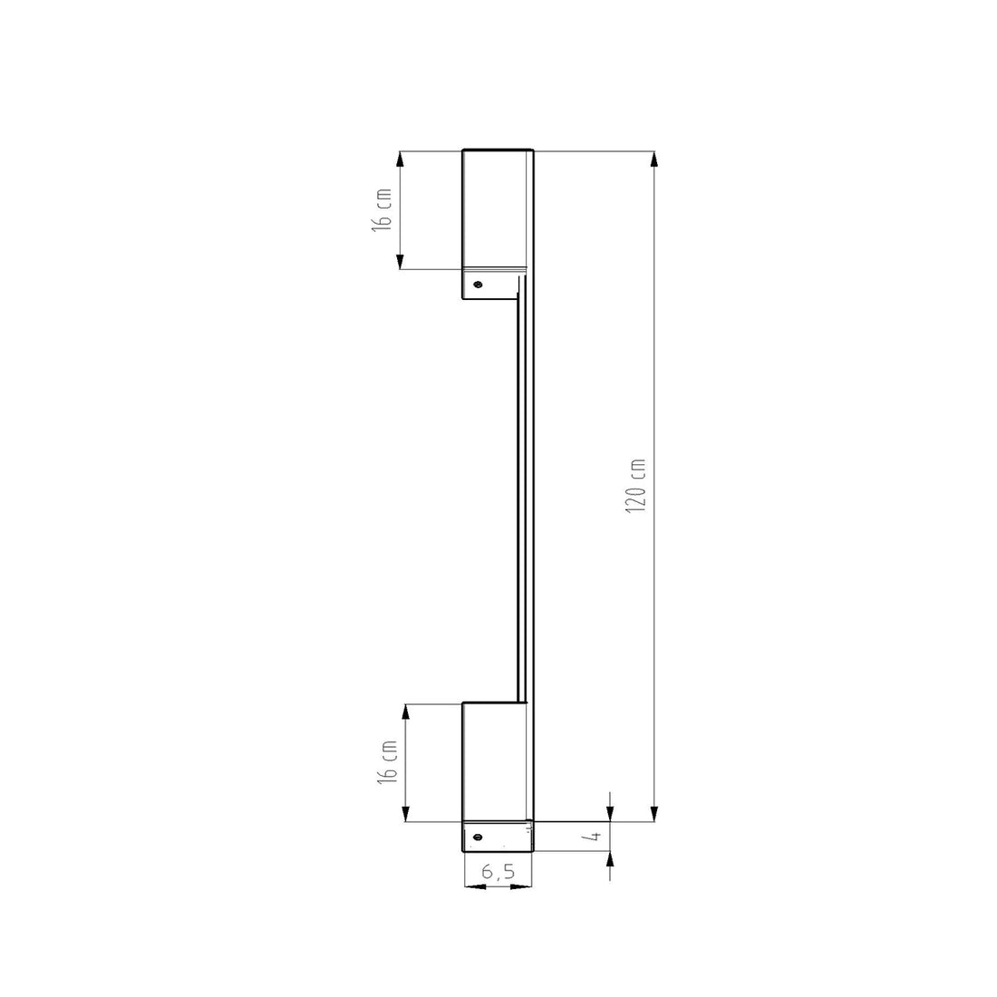 Wandleuchte SAPPO M schwarz 4000K