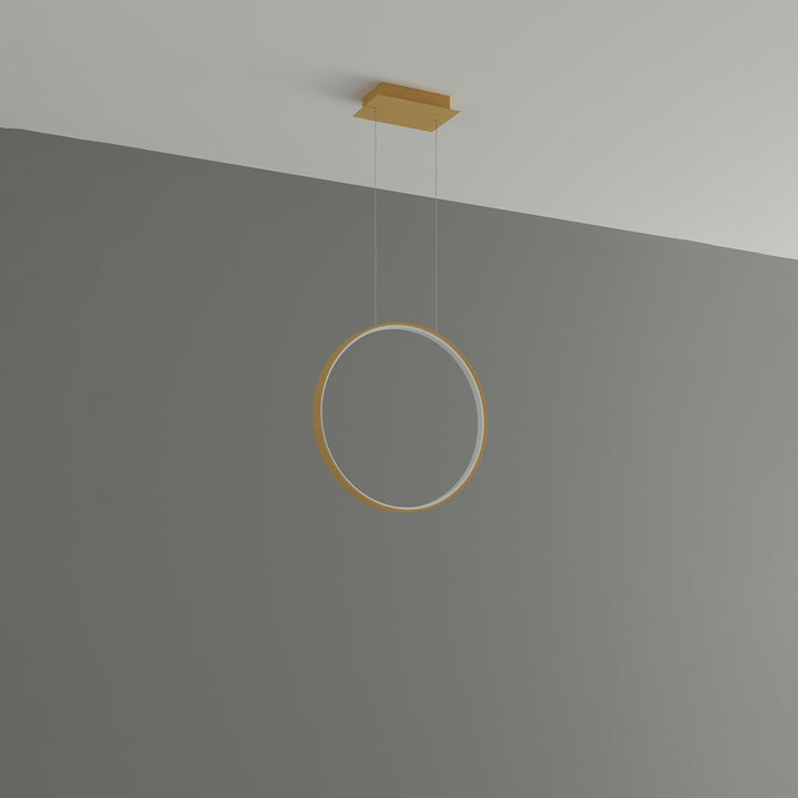 Pendant lamp RIO 55 golden LED 3000K