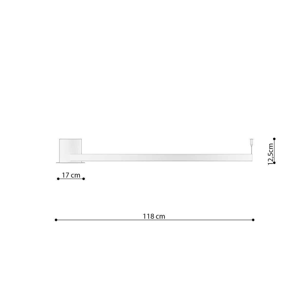 Ceiling lamp RIO 110 golden LED 3000K