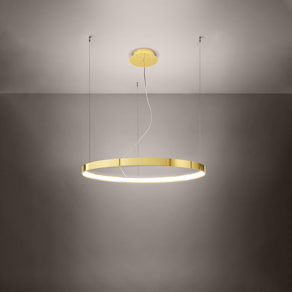 Chandelier RIO 78 polished gold LED 3000K