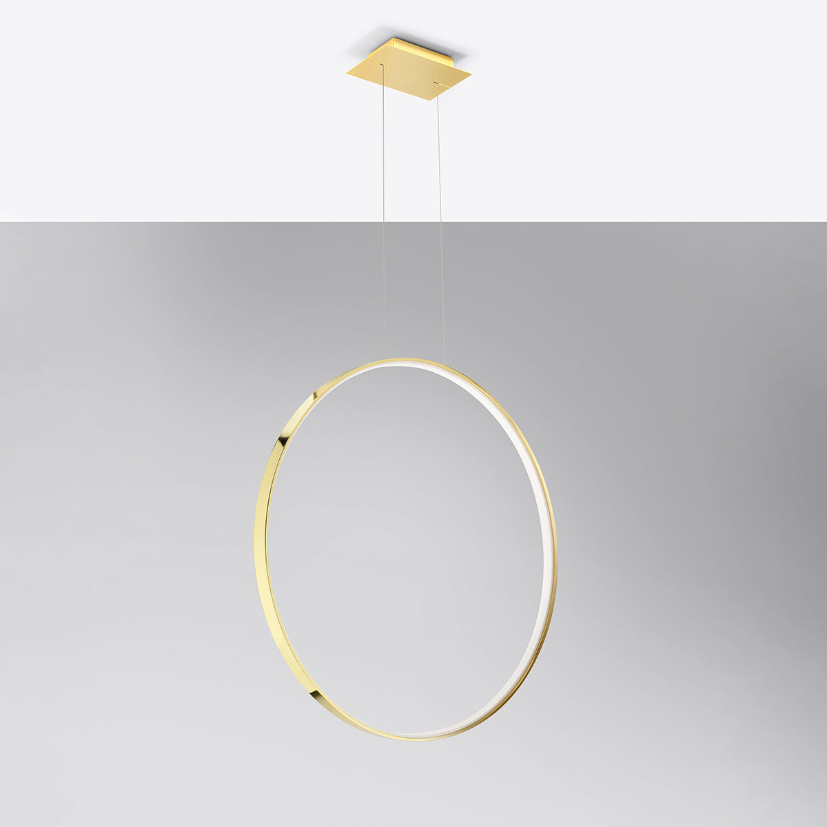 Pendant lamp RIO 78 polished gold LED 3000K