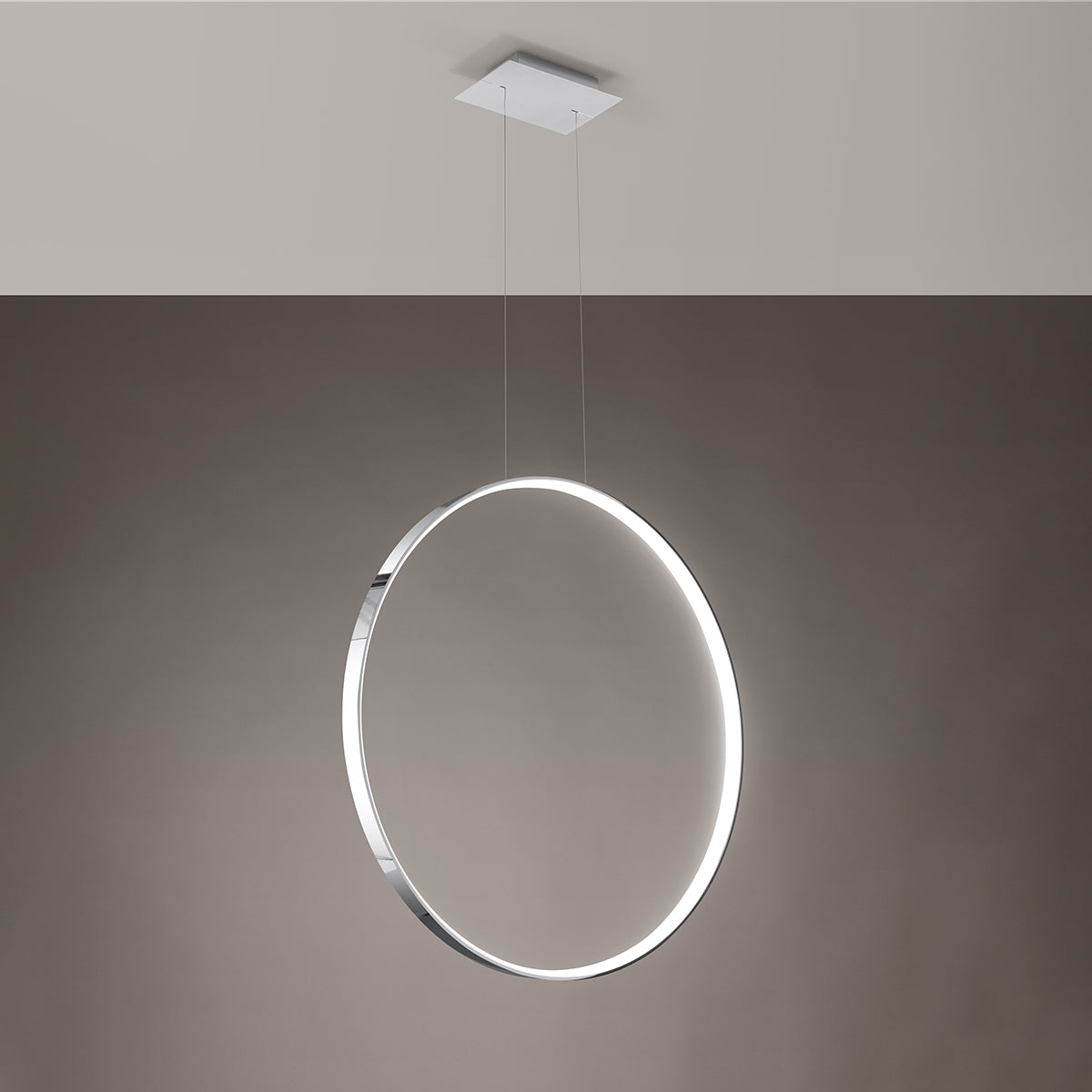 Pendant lamp RIO 78 chrome LED 4000K