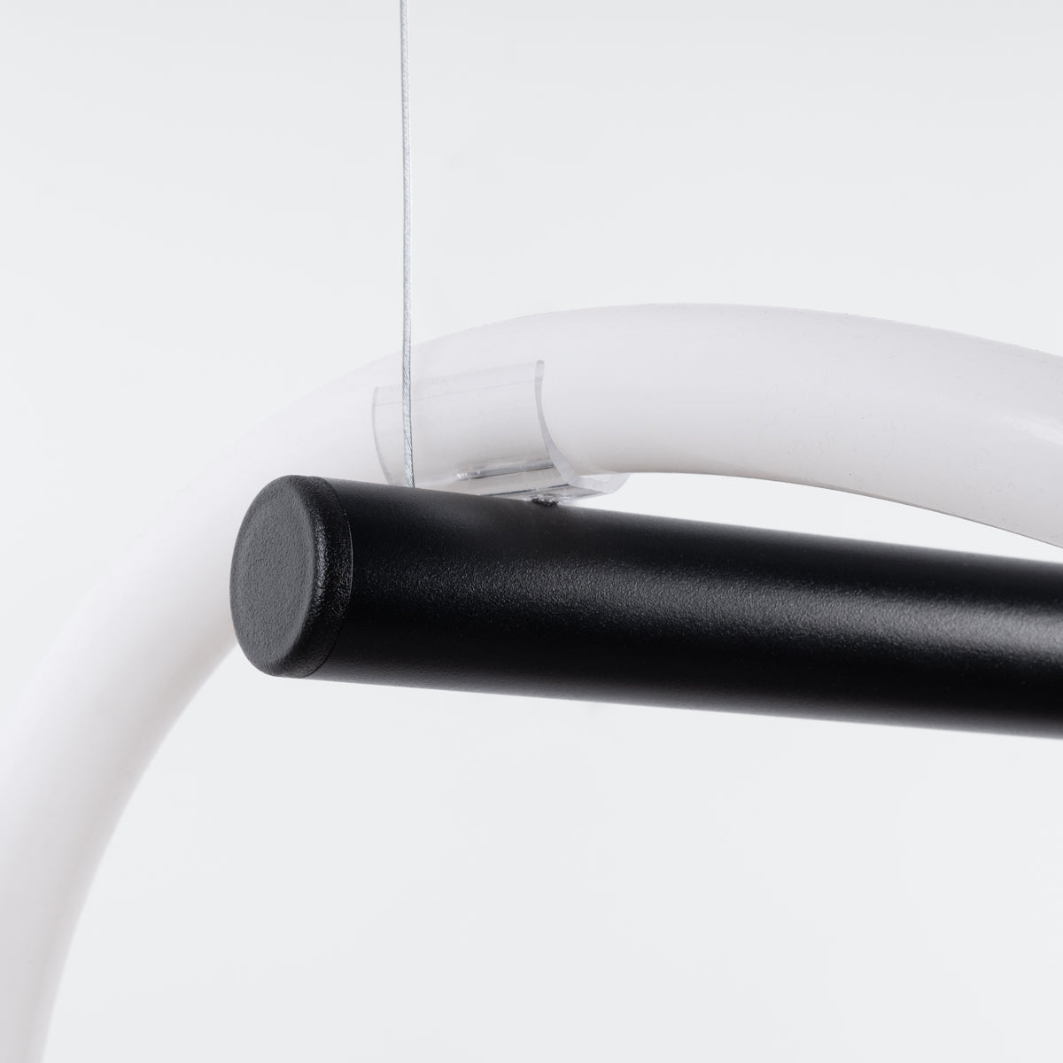 Pendant lamp GALAKSE 84 black LED 2700-6500K