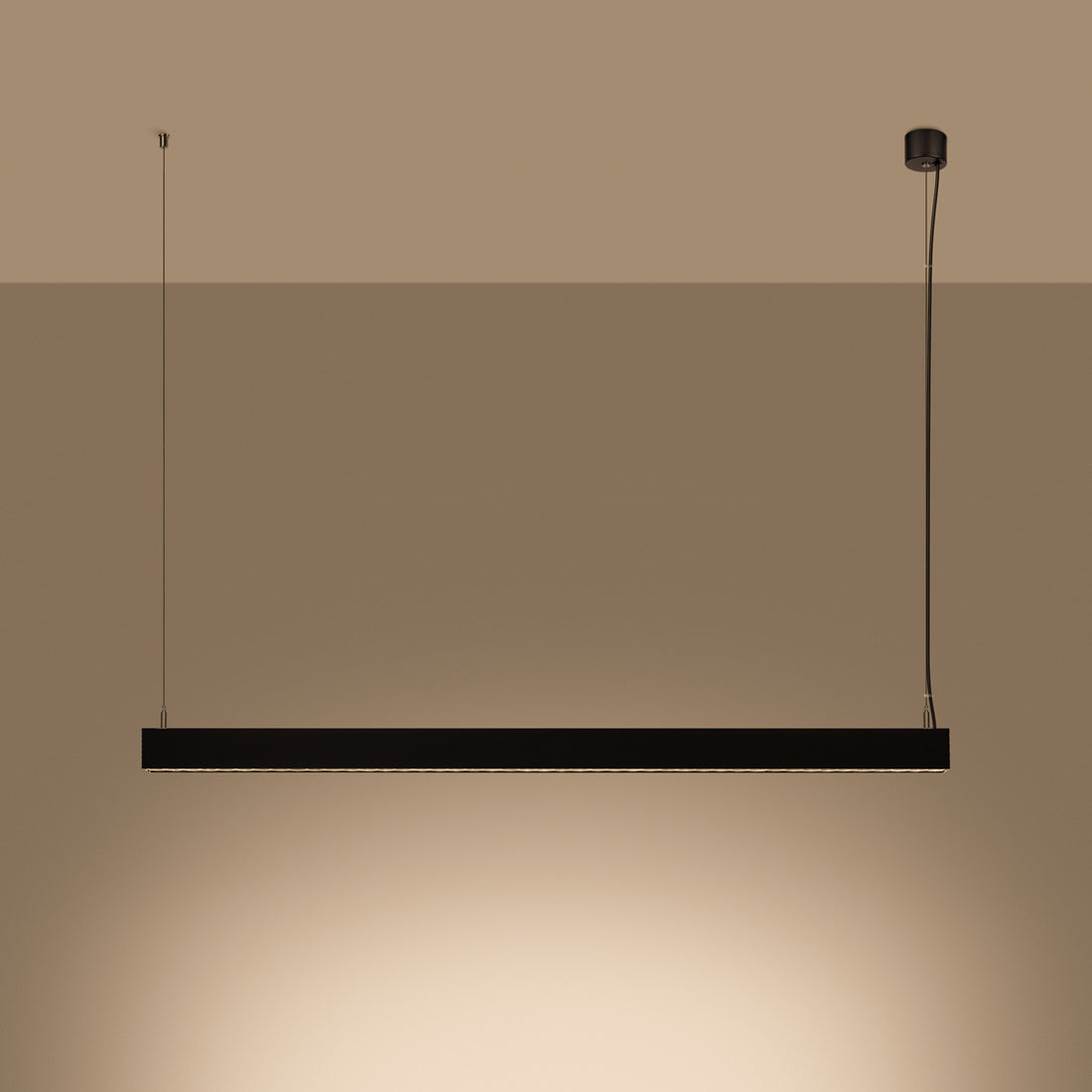 Pendant lamp SOREN schwarz LED 3000K