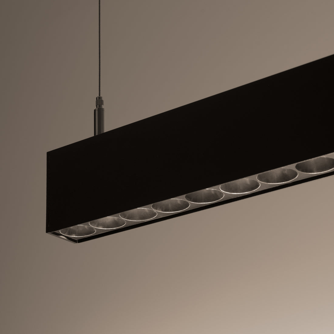 Pendant lamp SOREN schwarz LED 3000K