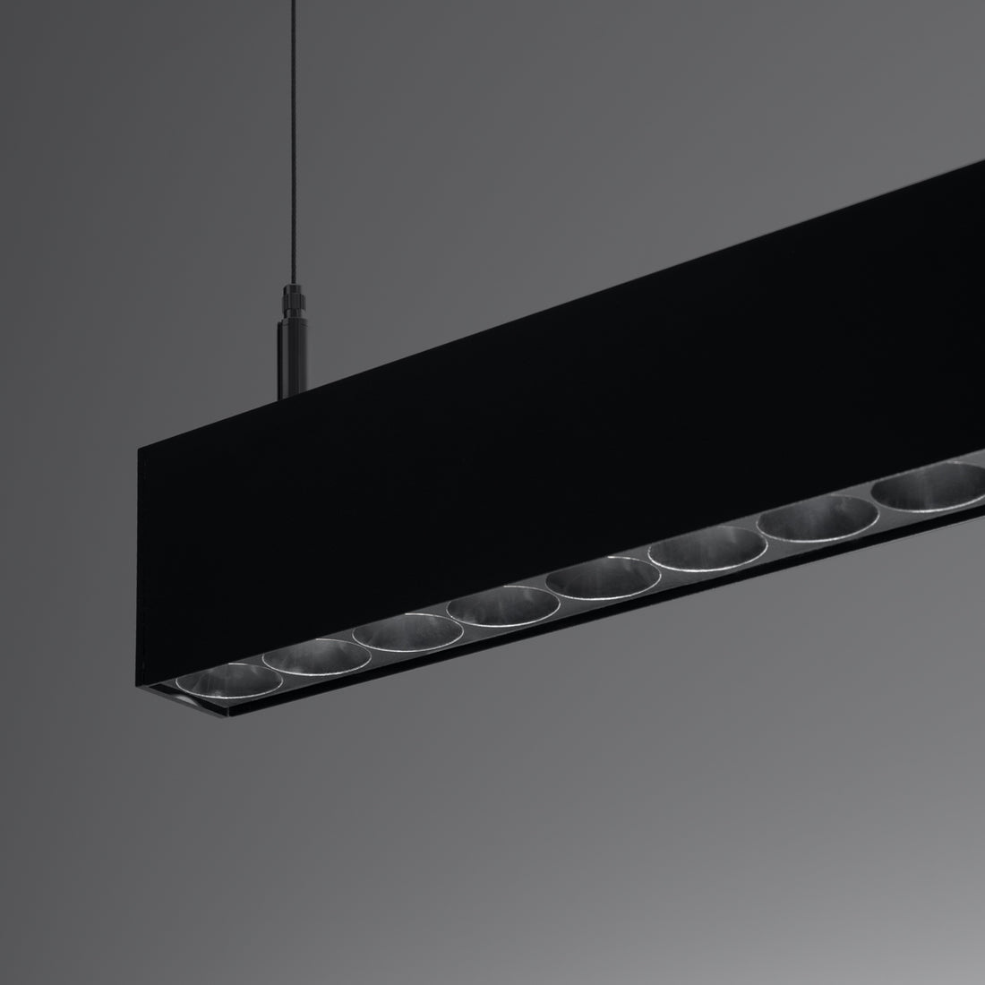 Pendant lamp SOREN schwarz LED 4000K