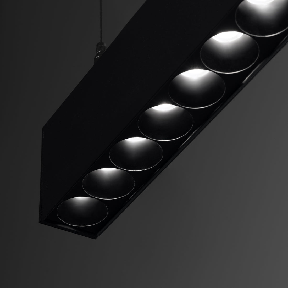 Pendant lamp SOREN schwarz LED 4000K