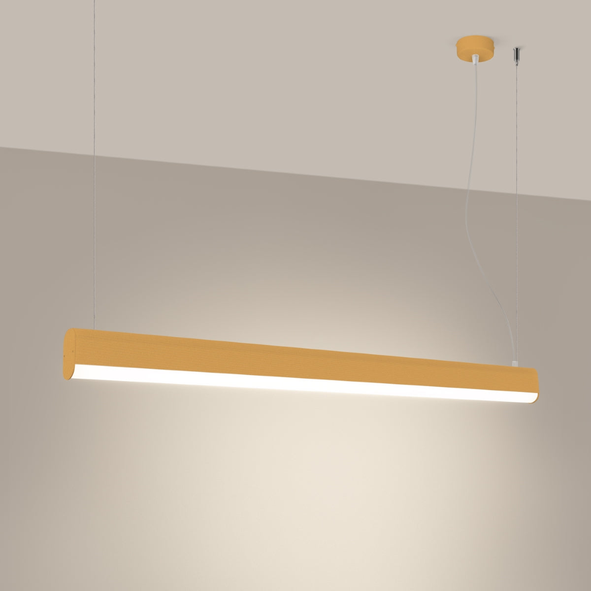 Pendant lamp FARGE gold LED 3000K