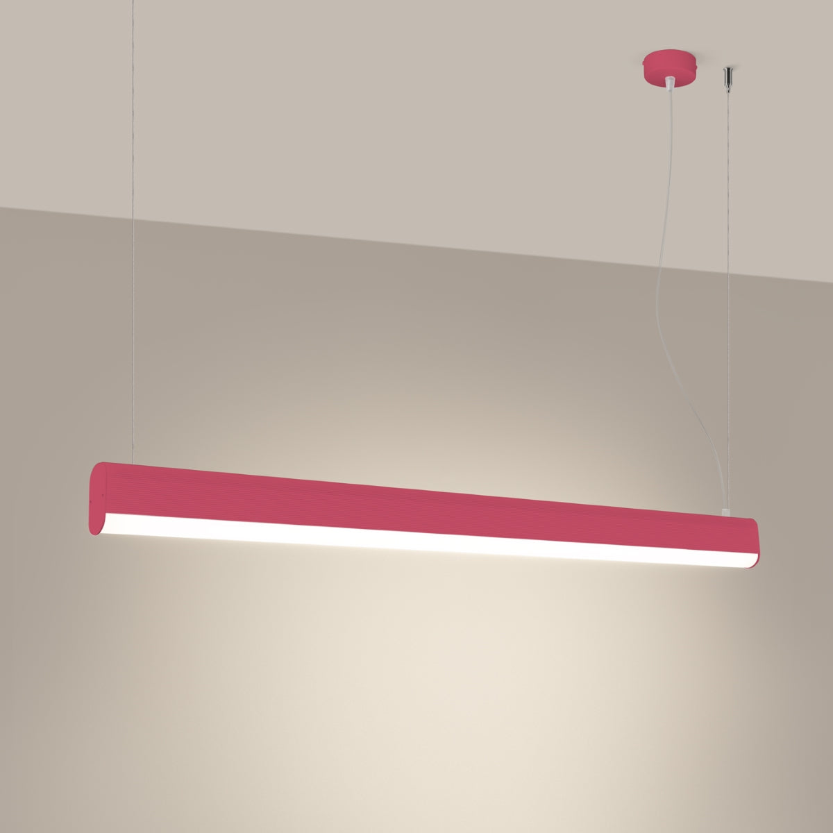 Pendant lamp FARGE pink LED 3000K