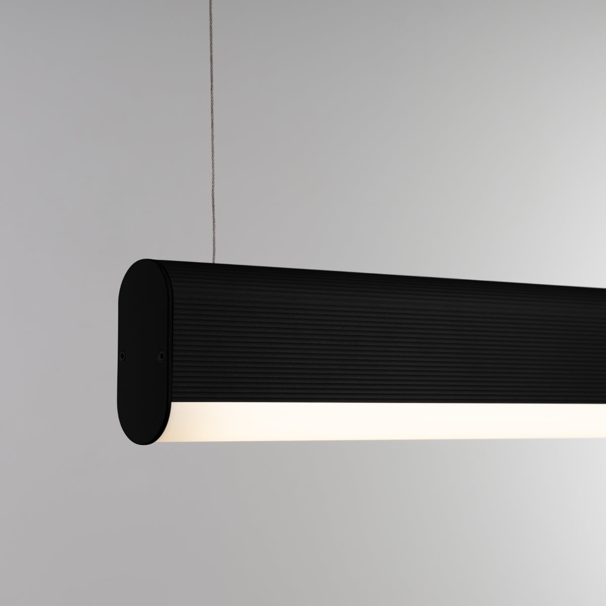 Pendant lamp FARGE black LED 4000K