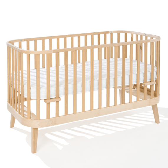 Grand Rounded Convertible Baby Cot – Elegant 3-in-1 Crib - Diamond Work Sp. z o.o.