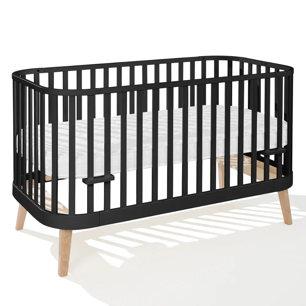 Grand Rounded Convertible Baby Cot – Elegant 3-in-1 Crib - Diamond Work Sp. z o.o.