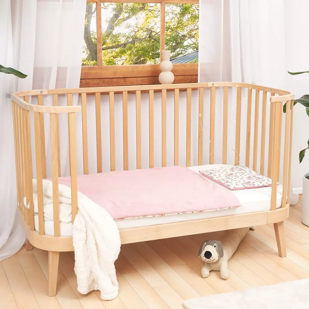Grand Rounded Convertible Baby Cot – Elegant 3-in-1 Crib - Diamond Work Sp. z o.o.