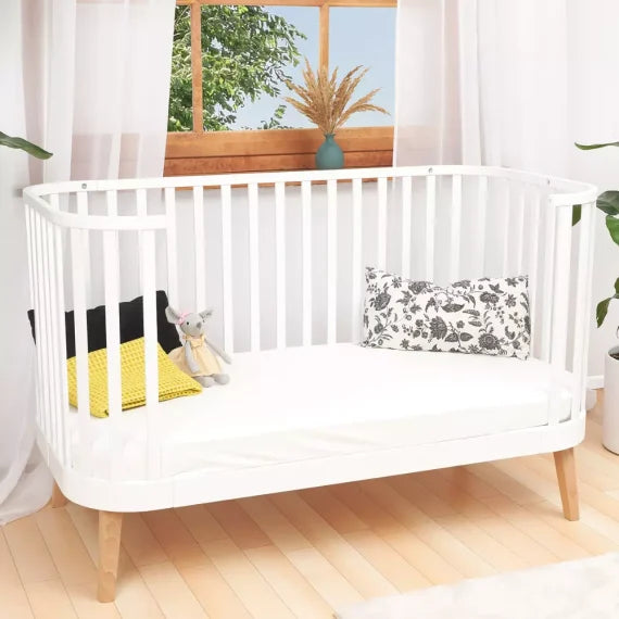 Grand Rounded Convertible Baby Cot – Elegant 3-in-1 Crib - Diamond Work Sp. z o.o.