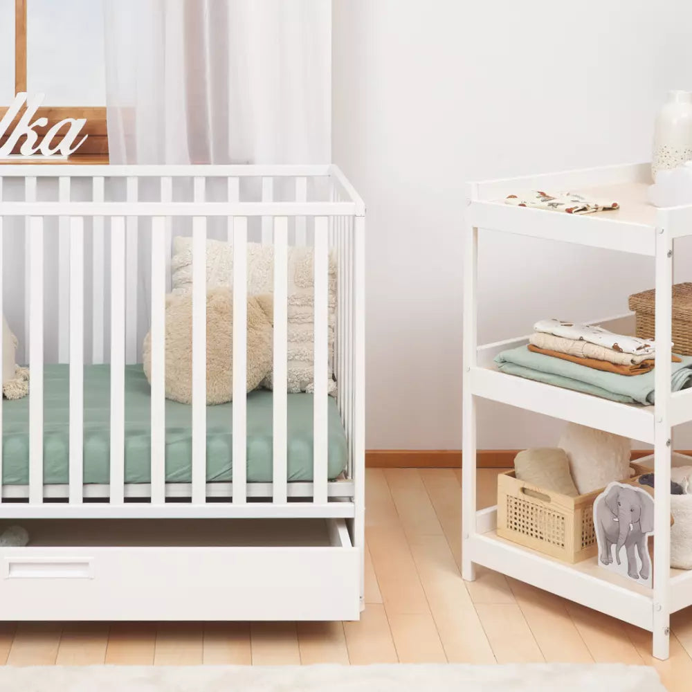 Lux Convertible Baby Crib with Drawer & Wheels - Diamond Work Sp. z o.o.