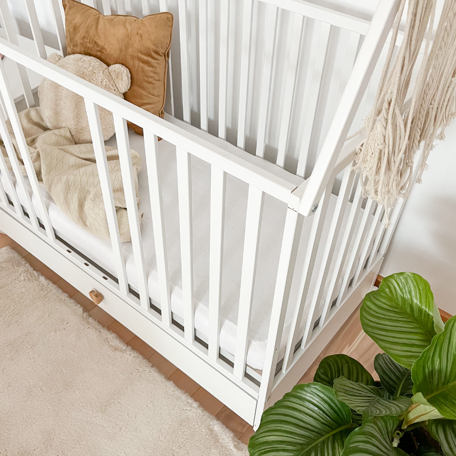 Baby Crib with Drawer & Wheels Tipi-Inspired Design - Diamond Work Sp. z o.o.