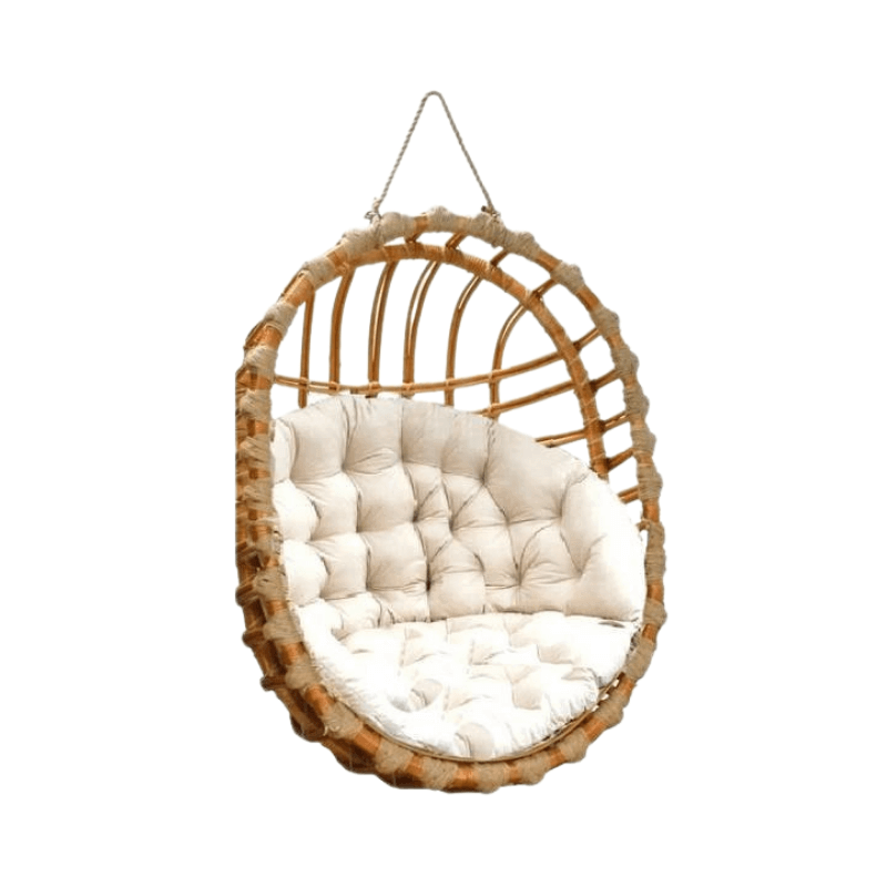 Hanging Oval Wicker Basket Chair - Diamond Work Sp. z o.o.