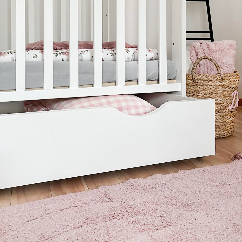 Baby Crib with Drawer  Safe & Stylish Nursery - Diamond Work Sp. z o.o.